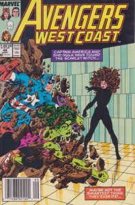 Avengers West Coast #48 (Newsstand) VF ; Marvel | John Byrne Scarlet Witch