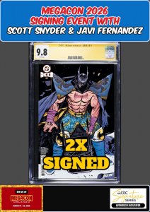 DC K.O. #5 JOHNSON CGC SS 9.8 SCOTT SNYDER & JAVI FERNANDEZ 2X SIGNED PRESALE