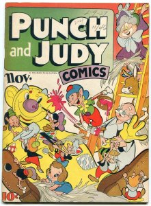 Punch and Judy Vol 2 #4 1946- golden age rare humor comic VF