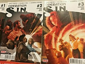 OPERATION SIN#1-5 VF/NM LOT 2014 MARVEL COMICS 