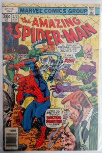 The Amazing Spider-Man #170 Newsstand (FN)(1977)