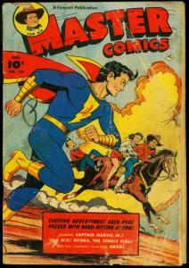 Master Comics #131 1952- Captain Marvel Jr- Tom Mix- Nyoka POOR/FAIR
