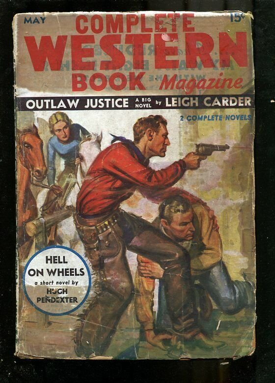 COMPLETE WESTERN PULP-1936-MAY-HUGH PENDEXTER-JW SCOTT FR/G