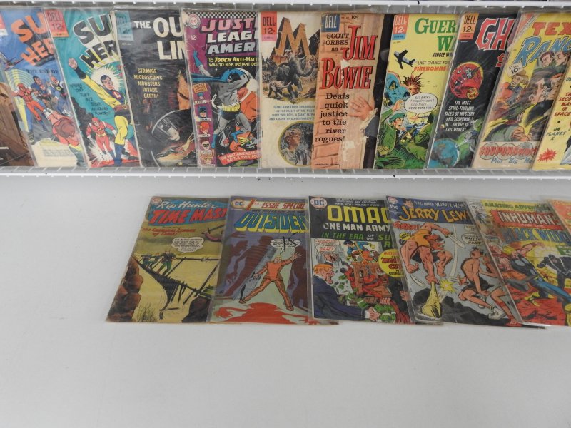 Huge Lot 120+ Silver/Bronze Comics W/Superman, Batman, JLA+ See Description!