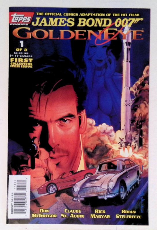 James Bond 007/Goldeneye #1 (Jan 1996, Topps) 8.5 VF+