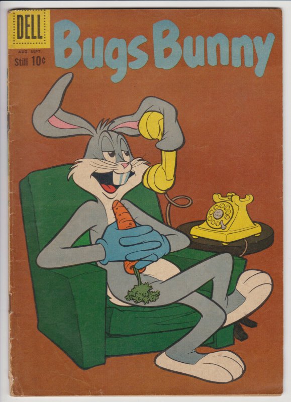 Bugs Bunny #74 (Aug 1960) 4.0 VG Dell