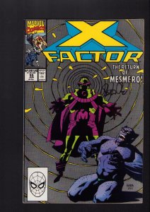 X-Factor #55 - SIGNED BY PETER DAVID! (6.5/7.0) 1990