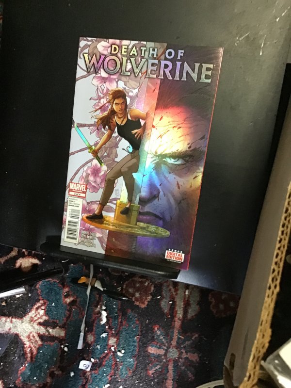 Death of Wolverine #1,2,3,4  Hollow foil!  1–4! super high grade average NM