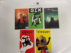 5 Various Comic Books Sleeper #6 7 Seventh Shine, Six,  Shadow Play #1  17 NO12