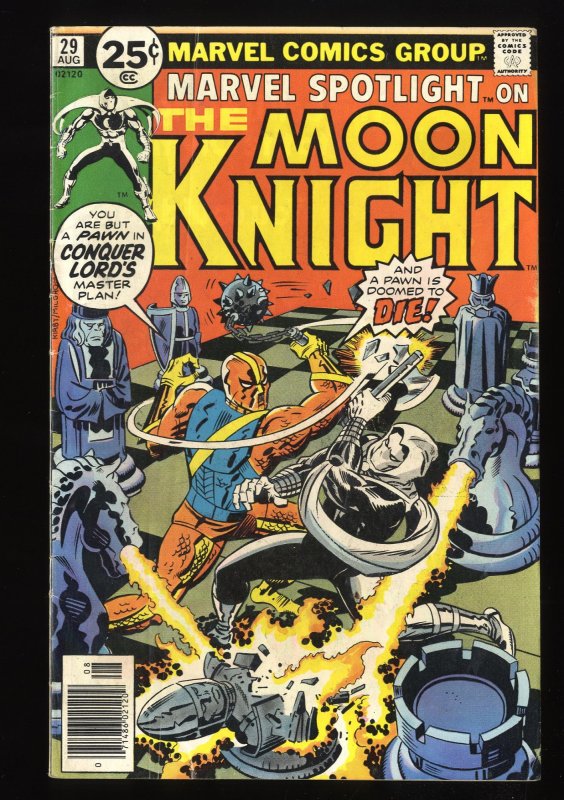 Marvel Spotlight #29 VG 4.0 Comics 2nd Solo Moon Knight!