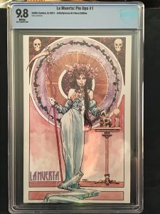 La Muerta : Pin Ups #1 9.8 CBCS Infinityverse Art Deco Edition ltd to 40