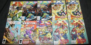 X-FACTOR COPPER AGE COMIC LOT 127PC (VF-NM) + ANNUALS 1-8