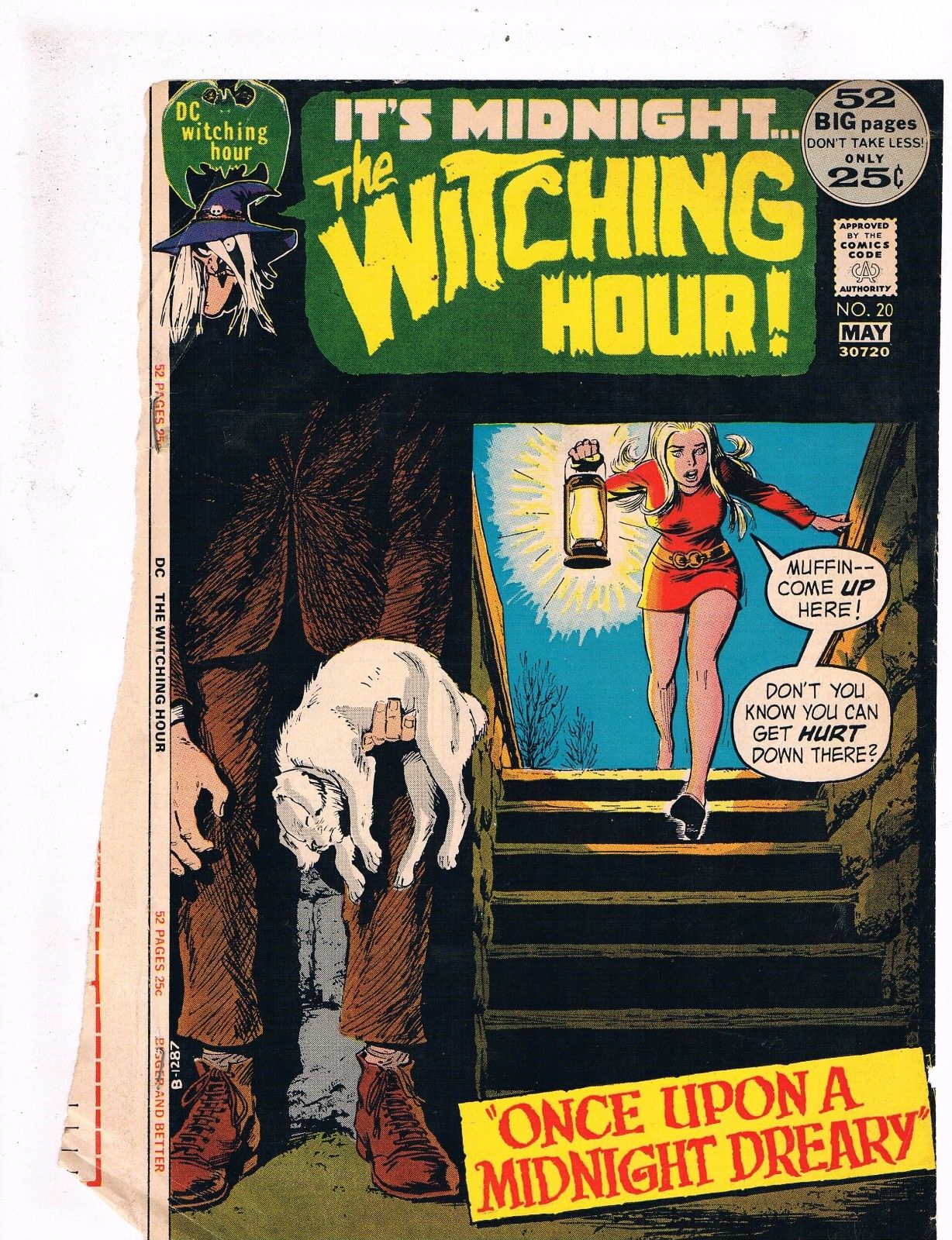 Witching Hour Front Cover Only Great For Framing Dc Comics Horror S73 Comic Books Silver Age Batman Superhero Hipcomic