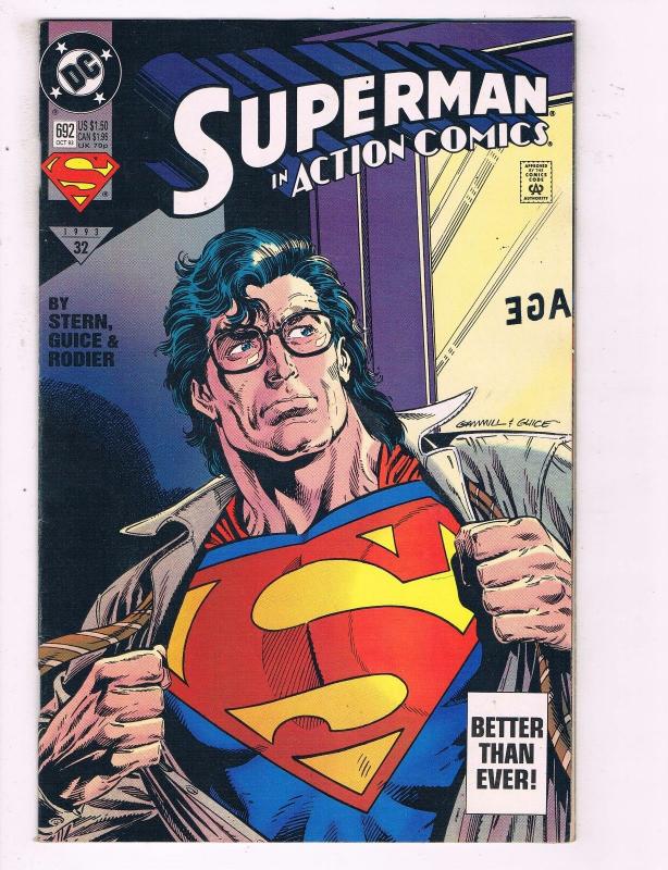 Action Comics #692 VF DC Comic Book Superman Stern 1993 DE11