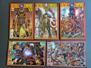Secret Empire #0 1-10 Complete Set + #1 Variant & Lenticular Promo - 2017 - NM