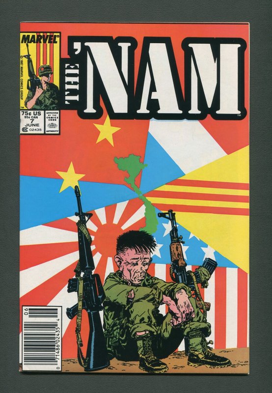 The Nam #7   /  9.0 VFN/NM  /   Newsstand /  June 1987