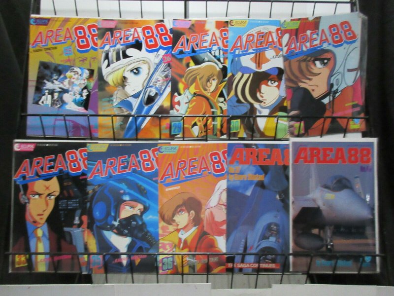 Area 88 (Eclipse 1987) #1-40 Lot of 30Diff Top Gun Drama! SNES UN Squadron!