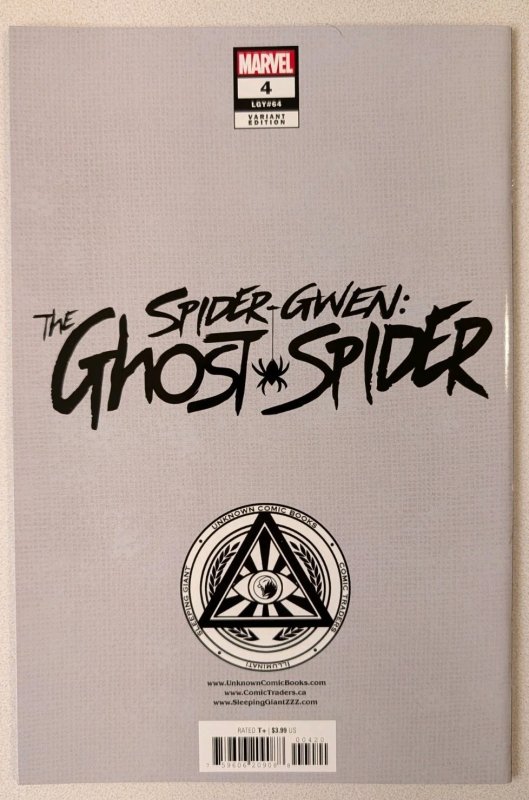 Spider-Gwen The Ghost-Spider #4 (2024) NM Greg Horn Foil Virgin Variant
