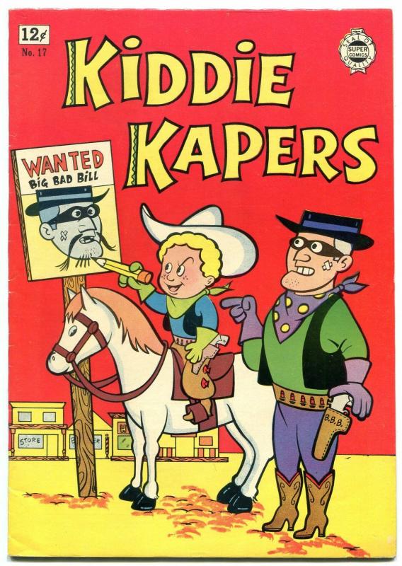 Kiddie Kapers #17 1964-  Golden Age comic Reprint - VF-