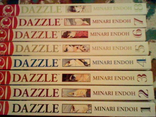 Dazzle manga series 1-8 ,Tokyopop 1st editions Minari Endoh shojo Manga lot set