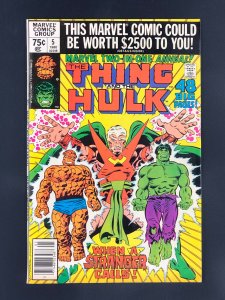 Marvel Two-in-One Annual #5 Newsstand Edition (1979)