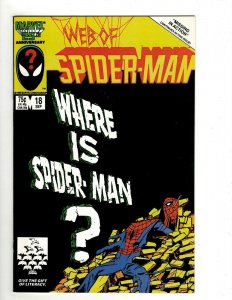 10 Web Of Spider-Man Marvel Comic Books # 12 13 14 15 16 17 18 19 20 21 UD2