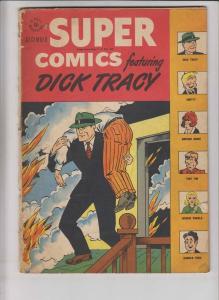 Super Comics #103 low grade - december 1946 - dick tracy - orphan annie - dell