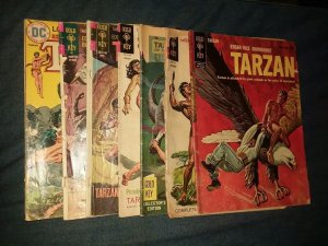 Edgar rice burroughs Tarzan 7 Issue Silver Age Comics Lot Run Set Collection