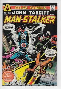 John Targitt Man-Stalker #3 - Professor Death (Atlas, 1975) - VF