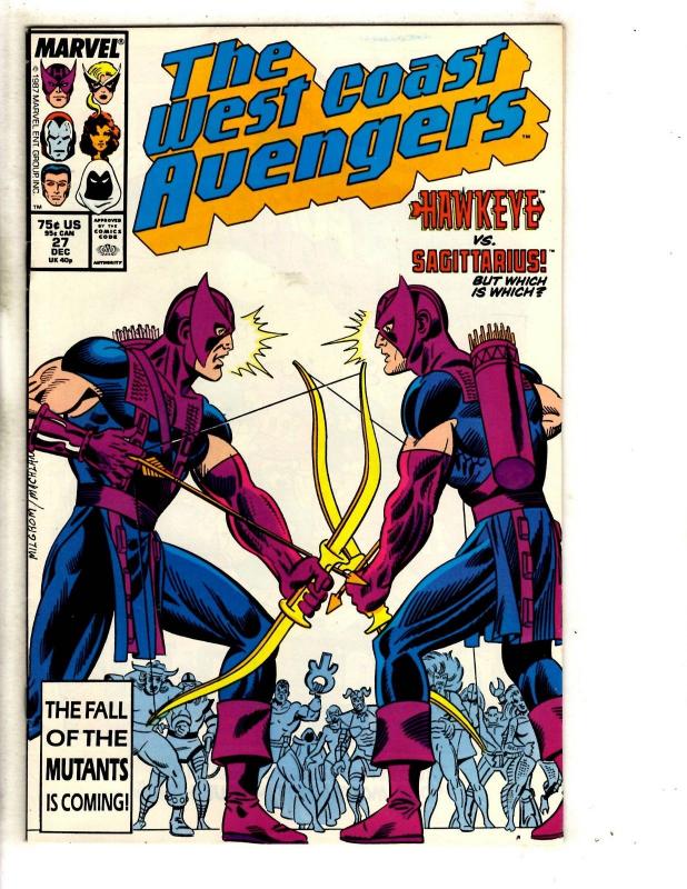 10 West Coast Avengers Marvel Comic Books # 21 22 23 24 25 26 27 28 29 30 CR42