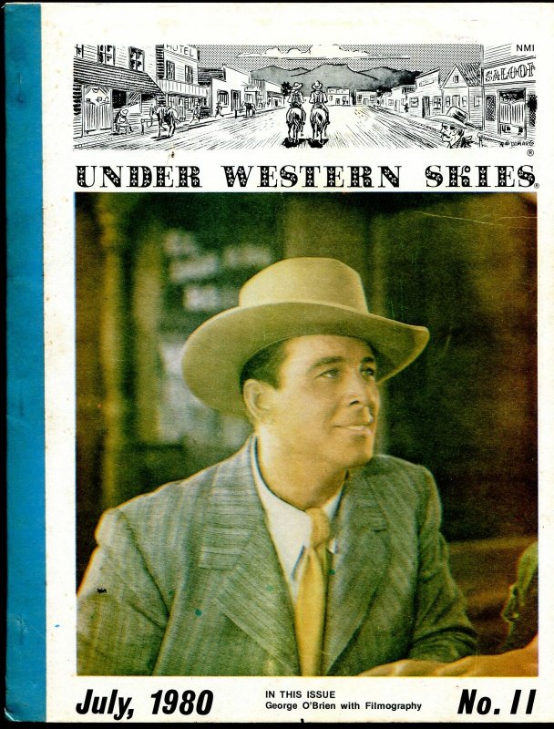 Under Western Skies #11 7/1980-George O'Brien-B-Westerns-VG