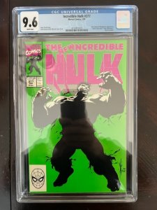 The Incredible Hulk #377 (1991) - CGC 9.6 !