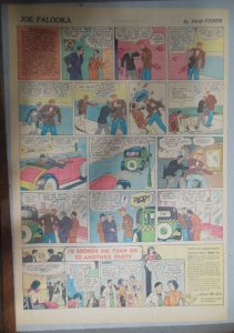 Joe Palooka Sunday Page by Ham Fisher from 10/6/1935 Rare Large Full Page Size!