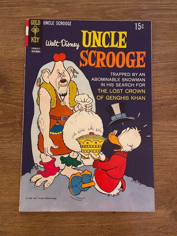 Uncle Scrooge # 84 VF Comic Book Walt Disney Donald Duck Mickey Mouse Pluto J930 