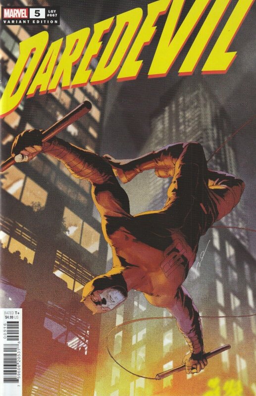 Daredevil # 5 Parel 1:25 Variant Cover NM Marvel 2024 [P5]