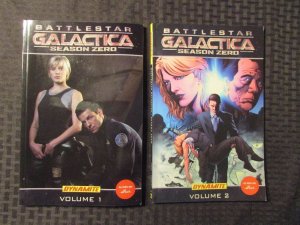 2008 BATTLESTAR GALACTICA Season Zero v. 1 & 2 1st Ed. TPB + Origins