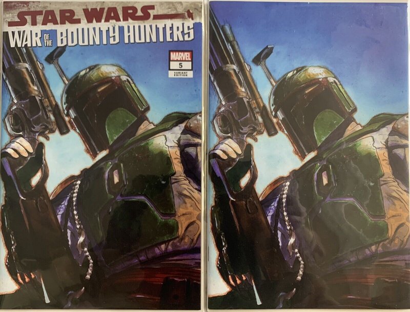 STAR WARS WAR OF THE BOUNTY HUNTERS #5 | VARIANTS BY PAREL | TRADE & VIRGIN