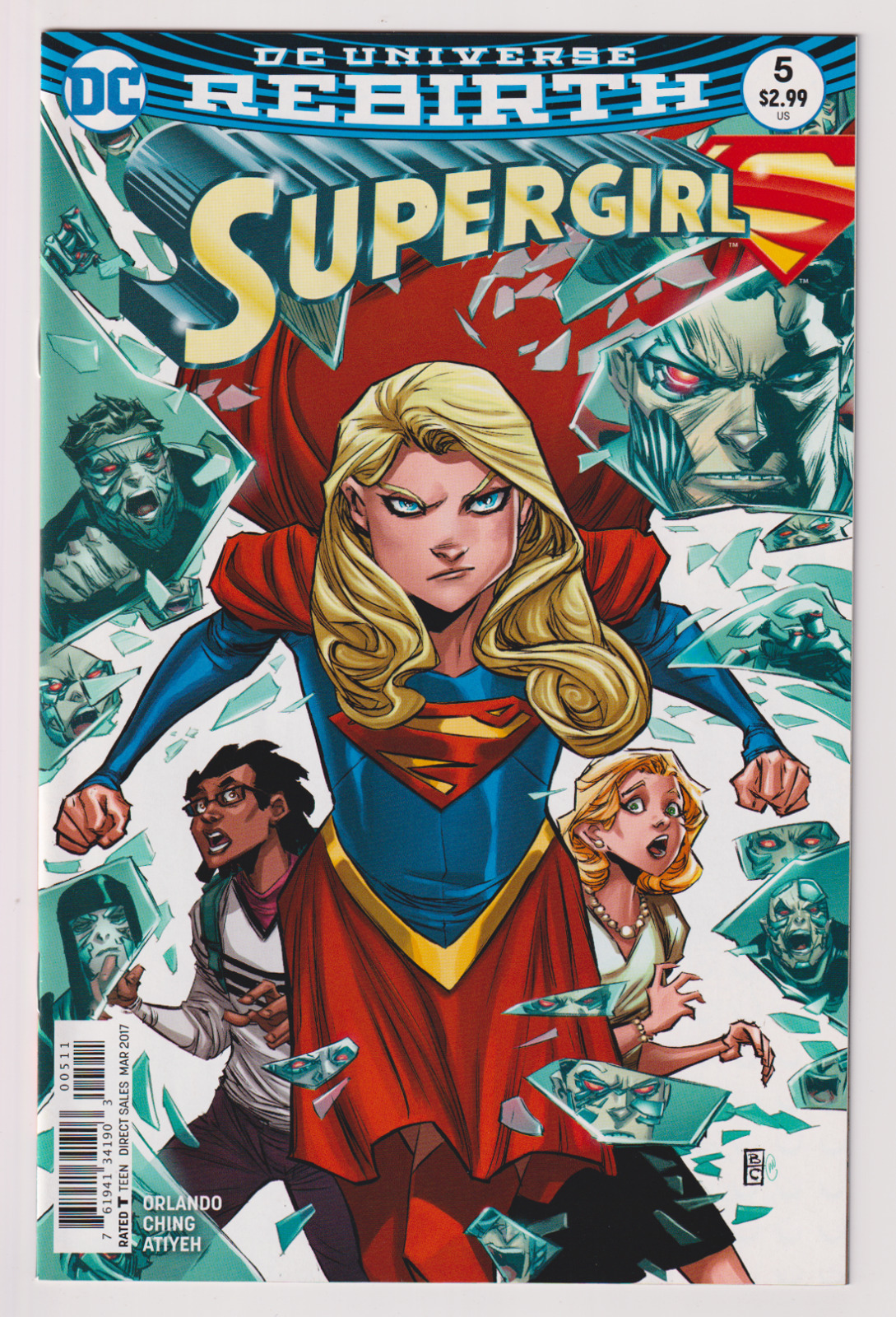 DC Comics! Supergirl! Issue #5 (Rebirth)! | Comic Books - Modern Age ...