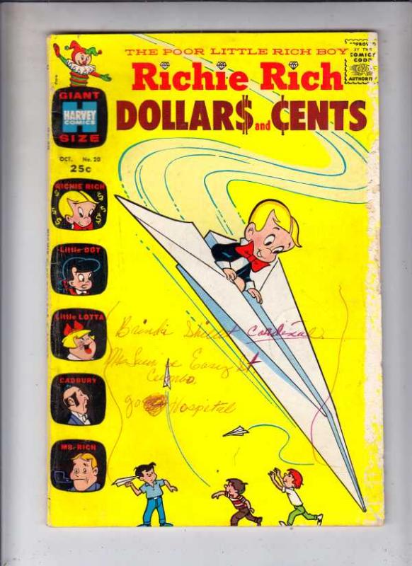 Richie Rich Dollars and Cents #20 (Oct-67) GD/VG Affordable-Grade Richie Rich