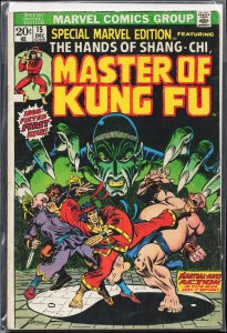 Special Marvel edition #15 (1973) Master of Kung Fu / Shang-Chi [Key Issue]