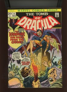 (1973) Tomb of Dracula #14 - BRONZE AGE! DRACULA IS DEAD! (7.5/8.0)