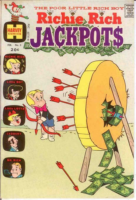 RICHIE RICH JACKPOTS (1972-1982) 3 F  Feb. 1973 COMICS BOOK