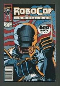 RoboCop #5  /  9.0 VFN/NM - 9.2 NM-  Newsstand   July 1990