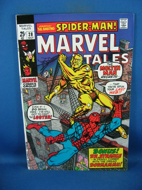 MARVEL TALES 28 VF SPIDERMAN MOLTEN MAN 1970