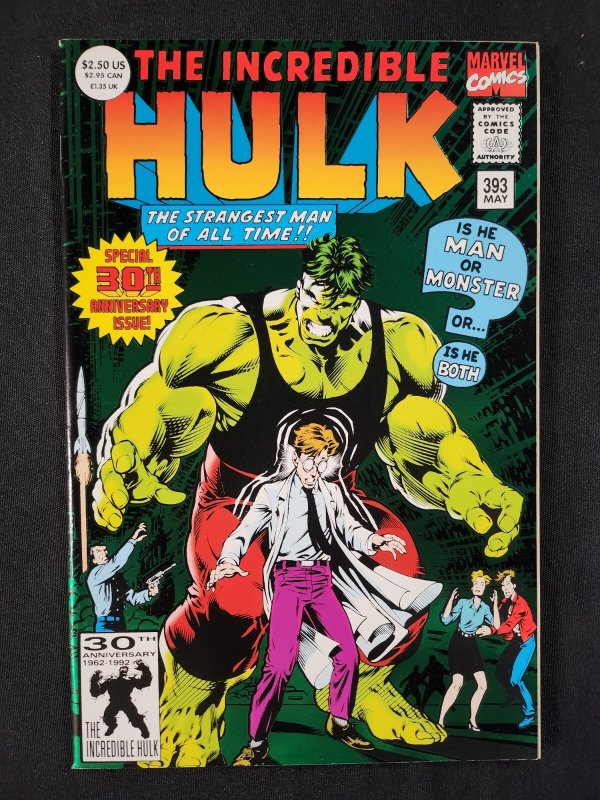 Incredible Hulk #393 - 10PC DEALER SPECIAL / Origin Retold (9.2ob) 1992