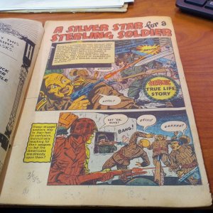 NEW HEROIC COMICS #74 FAMOUS FUNNIES PUBLICATIONS 1952 GOLDEN AGE WAR ACTION