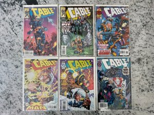 6 Cable Marvel Comic Books # 17 30 31 32 72 89 X-Men X-Force Wolverine Hulk J972