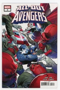 All-Out Avengers #3 Greg Land Black Widow Blade Captain America NM
