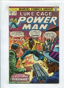 LUKE CAGE #30 (8.0) *FISHERMAN* PIRANHA 1976