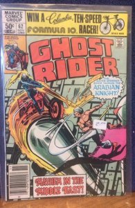 Ghost Rider #62 Newsstand Edition (1981)